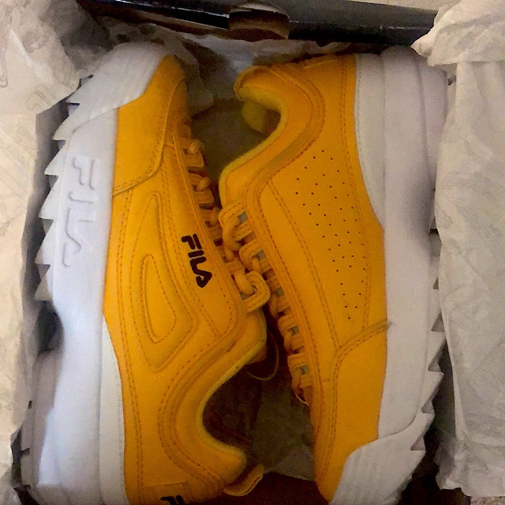Yellow/Mustard Chunky Filas